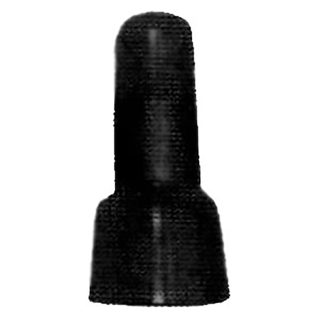 Install Bay CRIMP CAPS 16/14GA LNG NECK BLACK, PK 100 CCLB1614